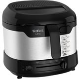 Tefal Uno FF215D Singolo 1,8 L Indipendente 1600 W Friggitrice Nero, Acciaio inox accaio/Nero, Friggitrice, 1,8 L, 1 kg, 1,8 L, 150 °C, 190 °C