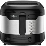 Tefal Uno FF215D Singolo 1,8 L Indipendente 1600 W Friggitrice Nero, Acciaio inox accaio/Nero, Friggitrice, 1,8 L, 1 kg, 1,8 L, 150 °C, 190 °C