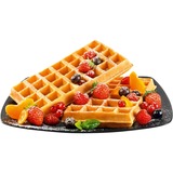 Tefal WM756D piastra per waffle 2 waffle 1200 W Nero, Acciaio inossidabile, Cialde Nero/Argento, 250 mm, 250 mm, 415 mm, 4,7 kg, 1200 W, 80 cm