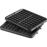 Tefal WM756D piastra per waffle 2 waffle 1200 W Nero, Acciaio inossidabile, Cialde Nero/Argento, 250 mm, 250 mm, 415 mm, 4,7 kg, 1200 W, 80 cm