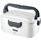 Unold 230.338 contenitore portapranzo Contenitore per il pranzo 1,5 L Acciaio inossidabile Nero, Bianco bianco/grigio scuro, Contenitore per il pranzo, Adulto, Nero, Bianco, Acciaio inossidabile, Rettangolare, 1,5 L