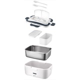 Unold 230.338 contenitore portapranzo Contenitore per il pranzo 1,5 L Acciaio inossidabile Nero, Bianco, Scatola per il pranzo bianco/grigio scuro, Contenitore per il pranzo, Adulto, Nero, Bianco, Acciaio inossidabile, Rettangolare, 1,5 L