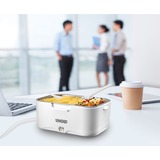 Unold 230.338 contenitore portapranzo Contenitore per il pranzo 1,5 L Acciaio inossidabile Nero, Bianco, Scatola per il pranzo bianco/grigio scuro, Contenitore per il pranzo, Adulto, Nero, Bianco, Acciaio inossidabile, Rettangolare, 1,5 L