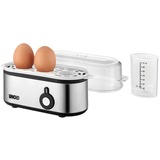 Unold 38610 Pentolino per uova 3 uovo/uova 210 W Acciaio inossidabile accaio/Nero, 202 mm, 84 mm, 134 mm, 500 g, 220-240 V, 50 - 60 Hz