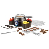 Unold 48667 0.25L fondue, gourmet & wok marrone/Argento, 0,25 L, Nero, Rotondo, 0,9 m, 25 °C, Alluminio