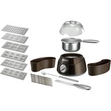 Unold 48667 0.25L fondue, gourmet & wok, Fonduta marrone/Argento, 0,25 L, Nero, Rotondo, 0,9 m, 25 °C, Alluminio