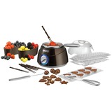 Unold 48667 0.25L fondue, gourmet & wok, Fonduta marrone/Argento, 0,25 L, Nero, Rotondo, 0,9 m, 25 °C, Alluminio