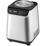 Unold 48825 macchina per gelato Gelatiera compressore 1,2 L 135 W Nero, Argento argento/Nero, Gelatiera compressore, 1,2 L, 30 min, 1 ciotole, LCD, Plastica