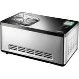 Unold 48845 macchina per gelato Gelatiera compressore 2 L 180 W Nero, Acciaio inox accaio/Nero, Gelatiera compressore, 2 L, 1 ciotole, Nero, Acciaio inox, 60 min, LCD