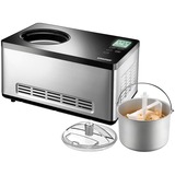 Unold 48845 macchina per gelato Gelatiera compressore 2 L Nero, Acciaio inossidabile 180 W accaio/Nero, Gelatiera compressore, 2 L, 60 min, 1 ciotole, 1,5 m, Acciaio inossidabile