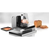 Unold 78826 affettatrice Elettrico 100 W Nero, Argento Metallo, Plastica argento/Nero, Elettrico, 2,3 cm, Nero, Argento, Metallo, Plastica, 17 cm, 1,2 m