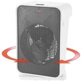 Unold 86450 stufetta elettrica Interno Grigio, Bianco 2000 W Riscaldatore ambiente elettrico con ventilatore, Termoventilatore bianco/grigio, Riscaldatore ambiente elettrico con ventilatore, 70°, 2 h, 1,3 m, IP21, Interno