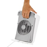 Unold 86450 stufetta elettrica Interno Grigio, Bianco 2000 W Riscaldatore ambiente elettrico con ventilatore, Termoventilatore bianco/grigio, Riscaldatore ambiente elettrico con ventilatore, 70°, 2 h, 1,3 m, IP21, Interno