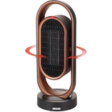 Unold 86535 stufetta elettrica Interno Nero, Marrone 1800 W Riscaldatore ambiente elettrico con ventilatore, Termoventilatore Nero/rame, Riscaldatore ambiente elettrico con ventilatore, Ceramica, 80°, 8 h, Interno, Pavimento