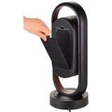 Unold 86535 stufetta elettrica Interno Nero, Marrone 1800 W Riscaldatore ambiente elettrico con ventilatore, Termoventilatore Nero/rame, Riscaldatore ambiente elettrico con ventilatore, Ceramica, 80°, 8 h, Interno, Pavimento