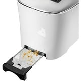 Unold Design Dual 4 fetta/e 1350 W Nero, Bianco, Tostapane bianco/Nero, 4 fetta/e, Nero, Bianco, Plastica, Acciaio inox, Pulsanti, Livello, Manopola, Bianco, 1350 W