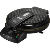 Unold Diamond 5 waffle 1200 W Nero, Cialde Nero, 203 mm, 256 mm, 81 mm, 1200 W, 220-240 V, 50 Hz
