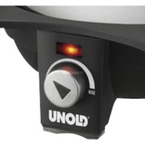 Unold Fondue elegance 0.9L, Fonduta argento/Nero, Nero, Argento