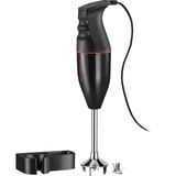 Unold M 100 D Frullatore ad immersione 120 W Nero, Frullatore a immersione Nero/Rosso, Frullatore ad immersione, 1,65 m, 120 W, Nero