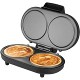 Unold PANCAKE MAKER American crepiera 2 crepe 1000 W Nero, Acciaio inossidabile acciaio inox satinato/Nero, 219 mm, 306 mm, 113 mm, 1,6 kg, 1000 W, 220 - 240 V