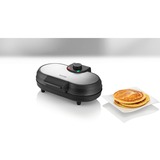 Unold PANCAKE MAKER American crepiera 2 crepe 1000 W Nero, Acciaio inossidabile acciaio inox satinato/Nero, 219 mm, 306 mm, 113 mm, 1,6 kg, 1000 W, 220 - 240 V