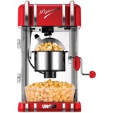 Unold Retro macchina per popcorn 300 W Rosso, Argento 300 W, 220 - 240 V, 50 - 60 Hz, 250 x 286 x 433 mm, 3,2 kg