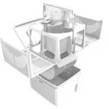 Venta LW25 purificatore 40 m² 44 dB 8 W Bianco bianco/grigio, 40 m², 44 dB, 2,1 m², 7 L, Germania, Bianco