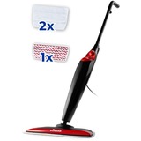 Vileda Steam XXL Power Pad Senza sacchetto 1500 W Nero, Rosso, Pulitore a vapore Nero/Rosso, Senza sacchetto, Nero, Rosso, 0,4 L, Bagnato, AC, 1500 W