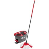 Vileda mop en steel Supermocio 3Action spazzolone Lana Rosso, Bianco, Tergipavimento Nero/Rosso, Laminato, Piastrelle, Legno, Lana, Rosso, Bianco