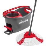Vileda mop en steel Supermocio 3Action spazzolone Lana Rosso, Bianco, Tergipavimento Nero/Rosso, Laminato, Piastrelle, Legno, Lana, Rosso, Bianco