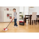 Vileda mop en steel Supermocio 3Action spazzolone Lana Rosso, Bianco, Tergipavimento Nero/Rosso, Laminato, Piastrelle, Legno, Lana, Rosso, Bianco