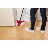 Vileda mop en steel Supermocio 3Action spazzolone Lana Rosso, Bianco, Tergipavimento Nero/Rosso, Laminato, Piastrelle, Legno, Lana, Rosso, Bianco