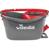 Vileda mop en steel Supermocio 3Action spazzolone Lana Rosso, Bianco, Tergipavimento Nero/Rosso, Laminato, Piastrelle, Legno, Lana, Rosso, Bianco