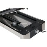 WMF 0415330011 Grill Rettangolare Elettrico Nero, Acciaio inossidabile 2000 W, Griglia Nero/in acciaio inox, 2000 W, Grill, Elettrico, 270 x 410 mm, Rettangolare, Nero, Acciaio inossidabile