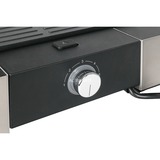 WMF 0415330011 Grill Rettangolare Elettrico Nero, Acciaio inossidabile 2000 W, Griglia Nero/in acciaio inox, 2000 W, Grill, Elettrico, 270 x 410 mm, Rettangolare, Nero, Acciaio inossidabile