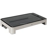 WMF 0415330011 Grill Rettangolare Elettrico Nero, Acciaio inox 2000 W, Griglia Nero/in acciaio inox, 2000 W, Grill, Elettrico, 270 x 410 mm, Rettangolare, Nero, Acciaio inox