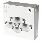 WMF 0645709990 Set di ciotole Rotondo Acciaio inox 4 pz, Chiave accaio, Set di ciotole, Rotondo, Acciaio inox, Acciaio inox, 4 pz