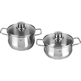 WMF 0730086040 set di pentole accaio, Acciaio inox, Acciaio inox, Acciaio inox, Acciaio inox, Vetro, 250 °C