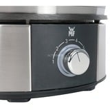 WMF Lono 04.1513.0011 fondue, gourmet & wok 1,5 L 8 persona(e), Fonduta accaio/Nero, 8 persona(e), 1,5 L, Nero, Cromo, Rotondo, Pronto, 1400 W