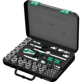 Wera 05003594001 chiave a tubo Set di chiavi a bussola 43 pezzo(i), Set di strumenti Set di chiavi a bussola, 43 pezzo(i), Nero, Cromo, Verde, CE, Manico della chiave a cricchetto, 3/8"