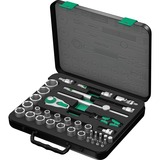 Wera 05003645001 chiave a tubo Set di chiavi a bussola 37 pezzo(i), Set di strumenti Nero/Verde, Set di chiavi a bussola, 37 pezzo(i), Nero, Verde, CE, Manico della chiave a cricchetto