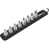 Wera 05003971001 bussola e set di bussole Nero/Argento, Set di bussole, 3/8", Metrico, 8 testina/e, 3,4,5,6,7,8,9,10 mm