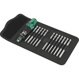 Wera 05004171001 bicycle repair/maintenance Bicycle tool, Set di bit Nero/Verde, Bicycle tool, Set di attrezzi per bici, Nero, Verde, T10,T20,T25,T30, 2,2.5,3,4,5,6 mm, 150 mm