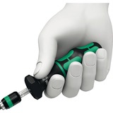 Wera 7400 Kraftform Singolo Cacciavite dinamometrico Nero/Verde, 10,5 cm, Nero/Verde