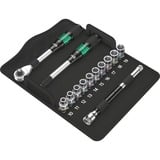 Wera 8006 SC 1 Set di chiavi a bussola, Set di strumenti Set di chiavi a bussola, Nero, Cromo, Verde, CE, Manico della chiave a cricchetto, 2 pezzo(i), 1/2"