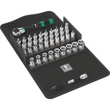 Wera 8100 SA All-in Set di chiavi a bussola 42 pezzo(i) Nero/Verde, Set di chiavi a bussola, 42 pezzo(i), Nero, Cromo, Verde, Manico della chiave a cricchetto, 1 pezzo(i), 1/4"