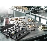 Wera 8100 SB 8 Set di chiavi a bussola, Set di strumenti Nero/Argento, Set di chiavi a bussola, Nero, Cromo, CE, Manico della chiave a cricchetto, 1 pezzo(i), 3/8"