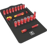 Wera 8100 SB VDE 1 Set di bussole 17 pezzo(i), Set di strumenti rosso/Giallo, Set di bussole, 17 pezzo(i), Nero, Rosso, Manico della chiave a cricchetto, 1 pezzo(i), 3/8"