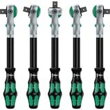 Wera 8100 SC 6 Set di chiavi a bussola Nero/Verde, Set di chiavi a bussola, Nero, Cromo, Verde, CE, Manico della chiave a cricchetto, 1 pezzo(i), 10,11,12,13,14,15,16,17,18,19 mm