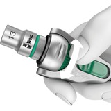 Wera 8100 SC 6 Set di chiavi a bussola, Set di strumenti Nero/Verde, Set di chiavi a bussola, Nero, Cromo, Verde, CE, Manico della chiave a cricchetto, 1 pezzo(i), 10,11,12,13,14,15,16,17,18,19 mm